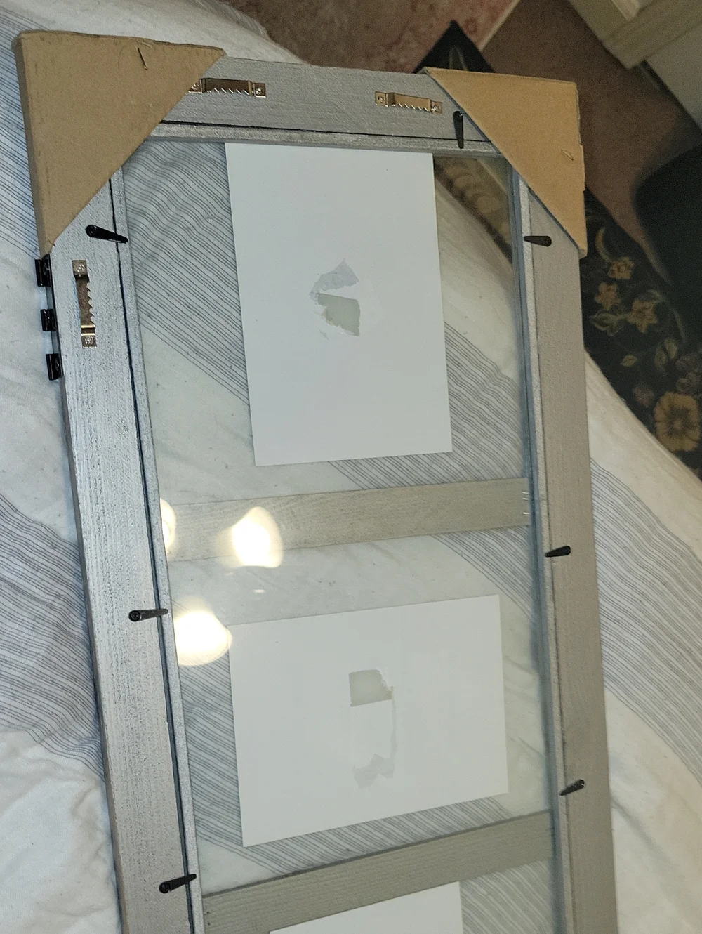 Farmhouse Style/NWT/ Long -OR -TALL Window Pane 3 Picture Frame/Stunner